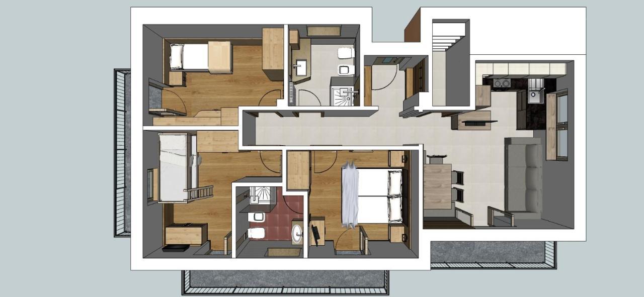 Fiemme Home Mountain Apartment Tesero Exterior foto